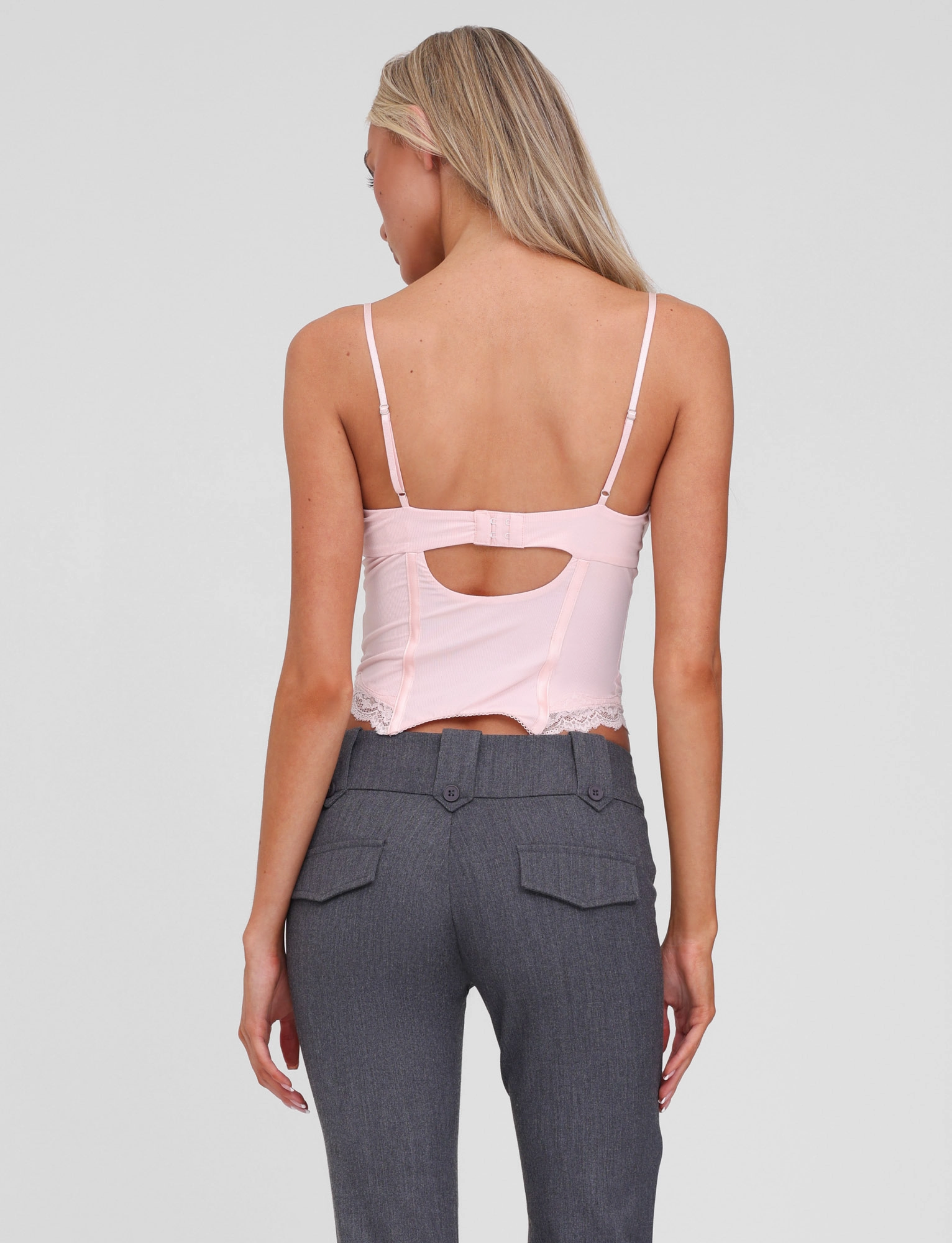 Easy Look NILA CORSET TOP - SOFT PINK