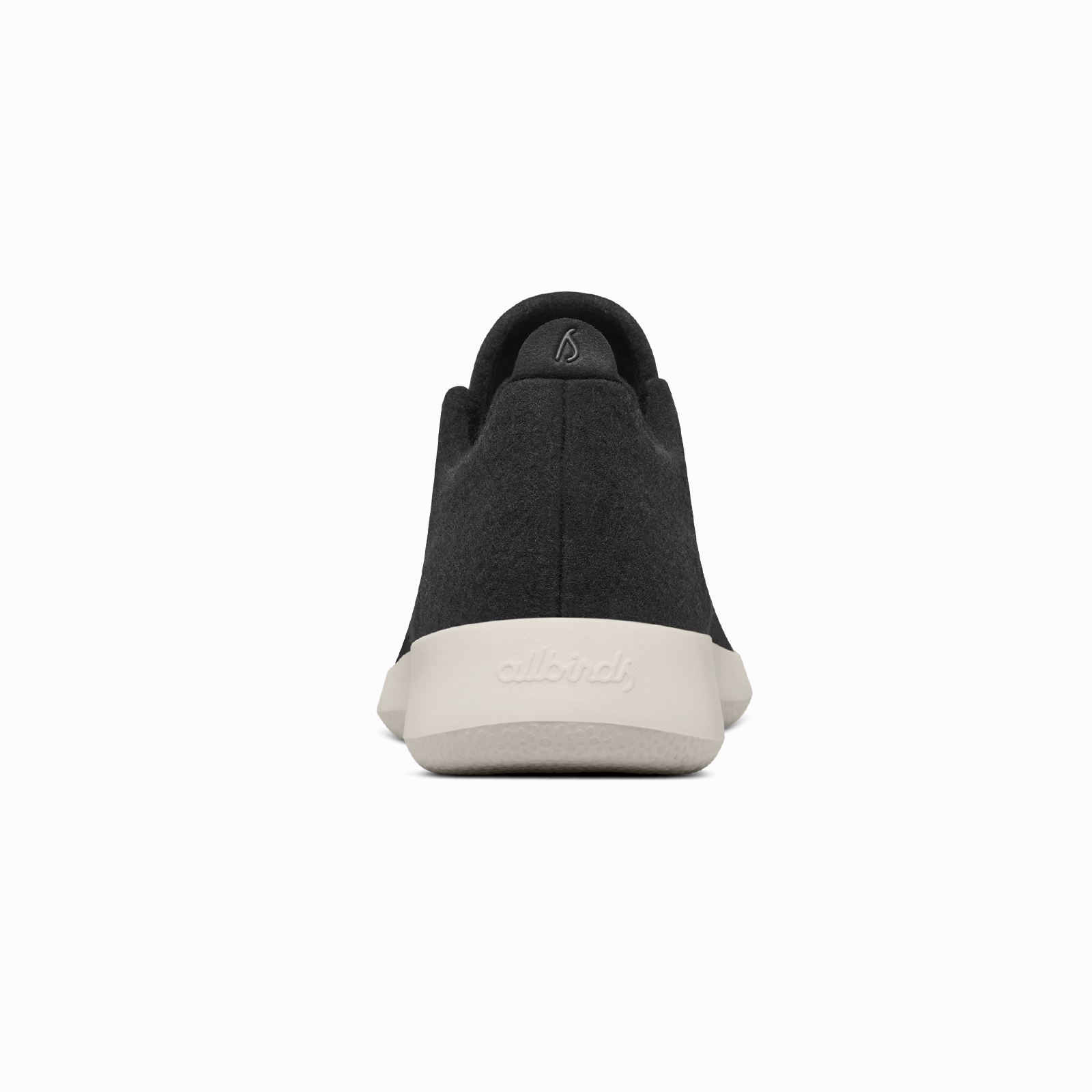 Durable arch Men's Wool Runner - True Black (Cream Sole)