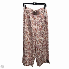 Non Bunching Body Contour Pants Leggings By Haute Hippie In Orange & Pink, Size: L