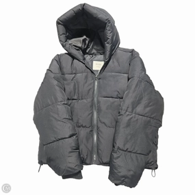 Rugged Daily Style Double Layered Coat Puffer & Quilted By Hollister In Black, Size: L