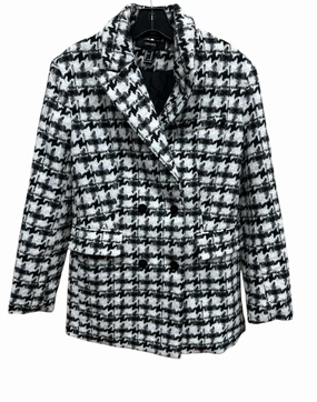 Heat Sealed Seams water proof Coat Other By Forever 21 In Black & White, Size: M