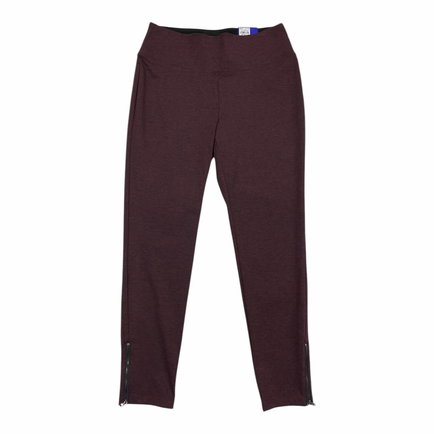 Flexible Style Wear Pants Leggings By Apt 9 In Maroon, Size: L