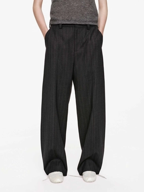 Utility Ready Core Stretch Pinstripe Barrel Leg Trousers