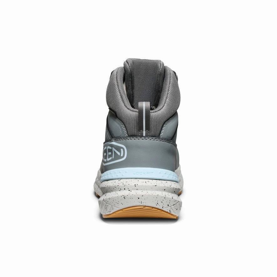 Grip Strong Women's Synchro Waterproof Work Boot (Carbon Toe)  |  Steel Grey/Gum