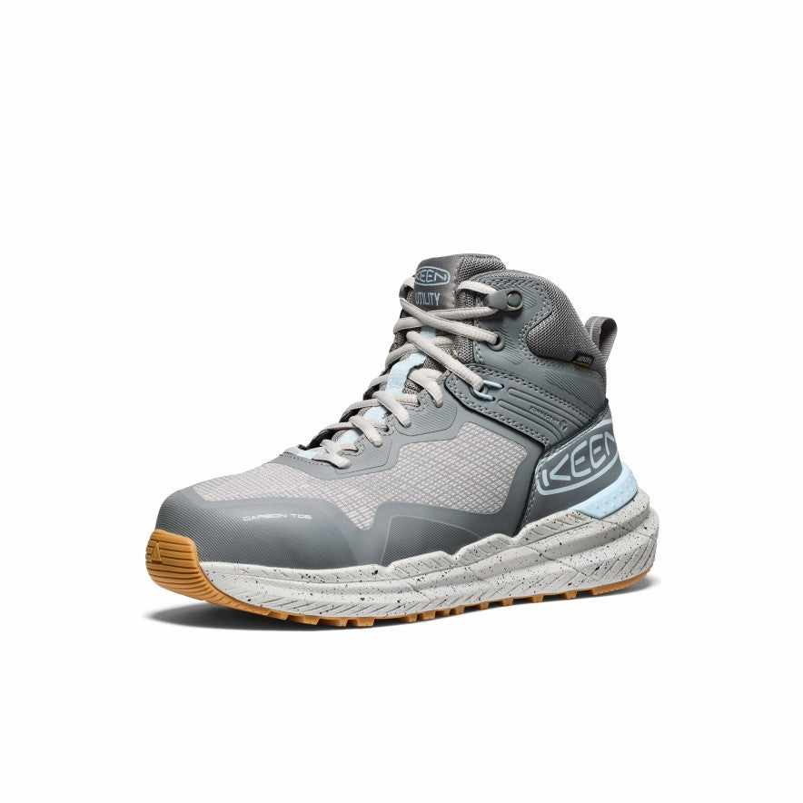 Women's Synchro Waterproof Work Boot (Carbon Toe)  |  Steel Grey/Gum Anti Odor All Day Worker