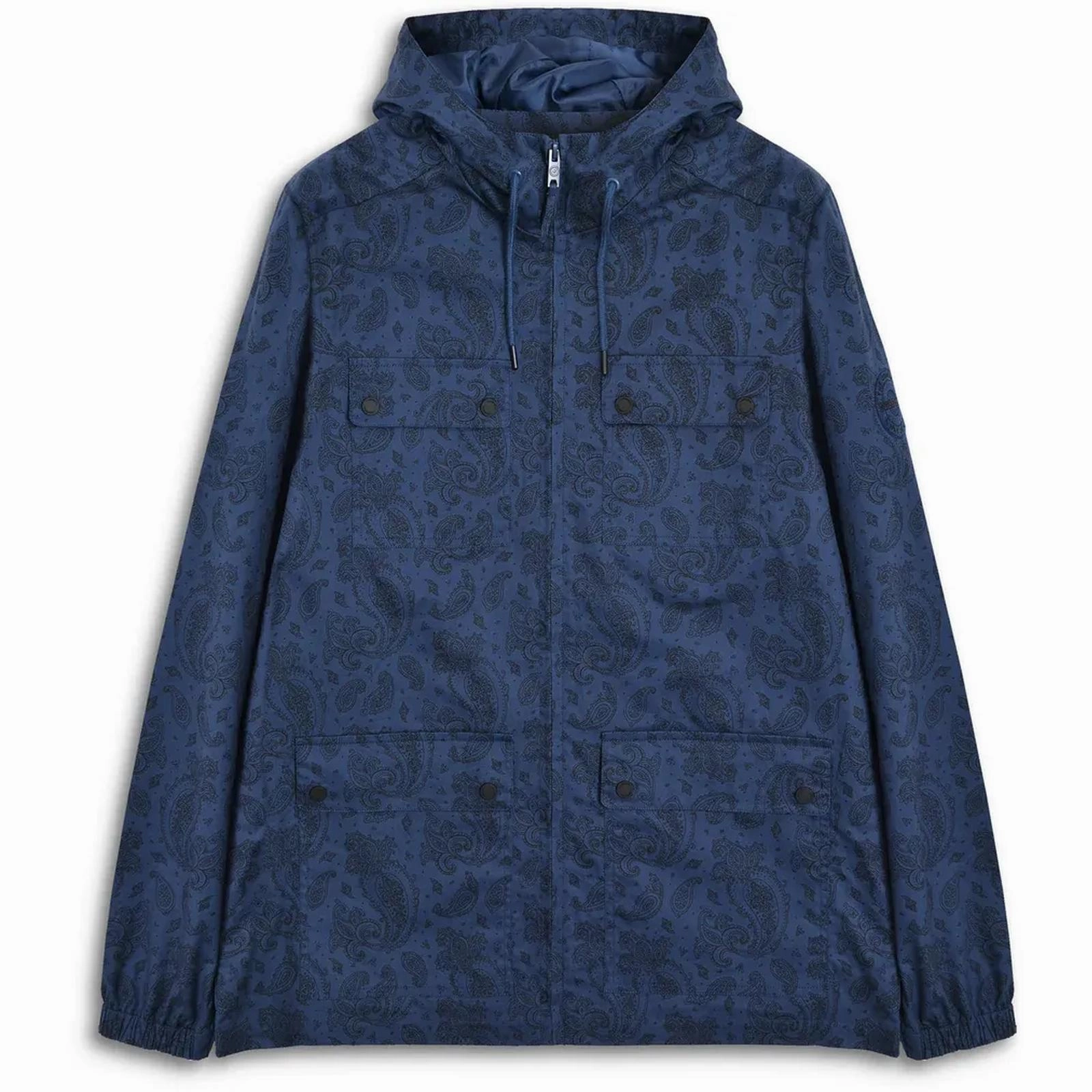 Easy Movement Cut Sleek Outer Lambretta Mens Paisley Field Jacket