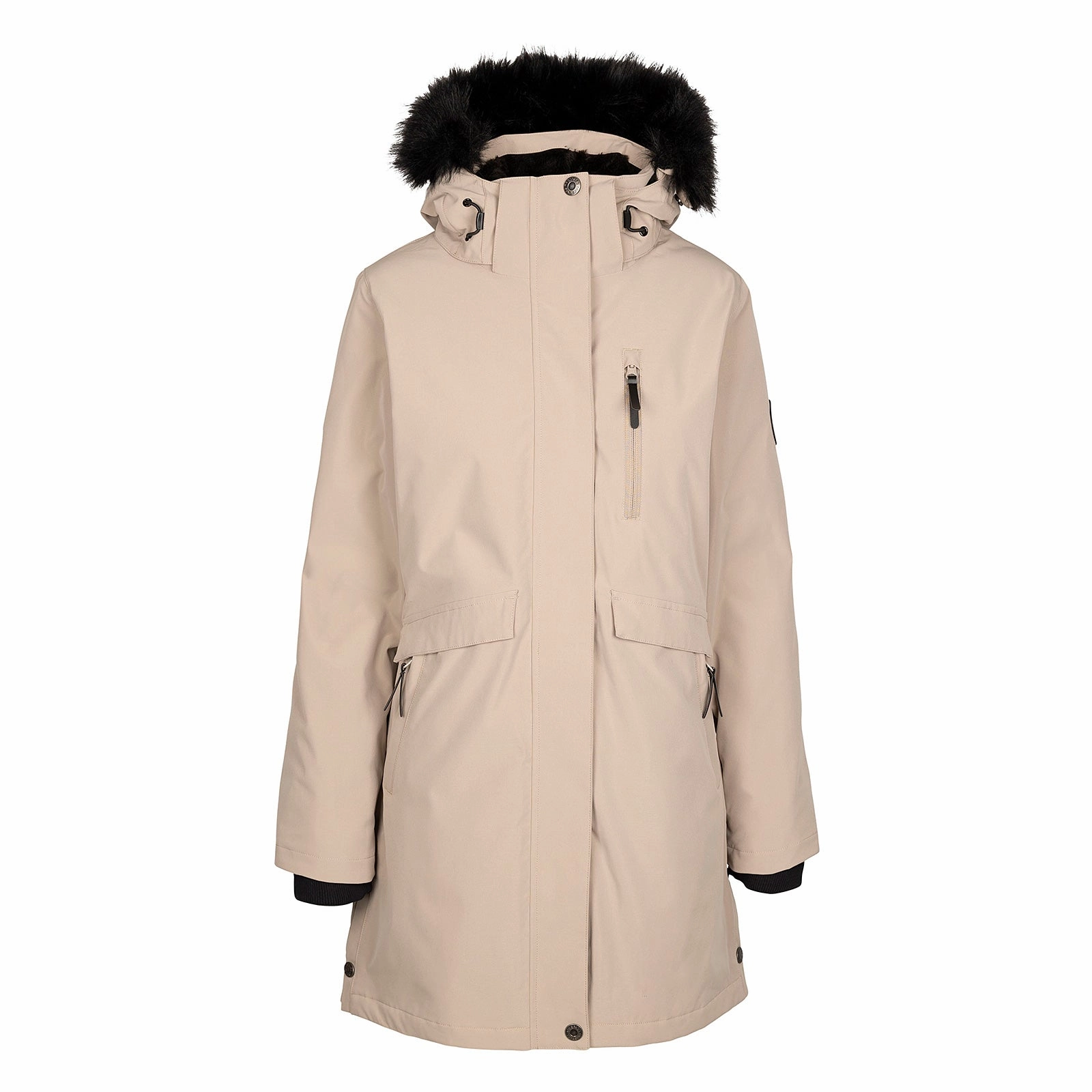 No Wrinkle Trespass Womens Zambel Fleece Lined Waterproof Jacket