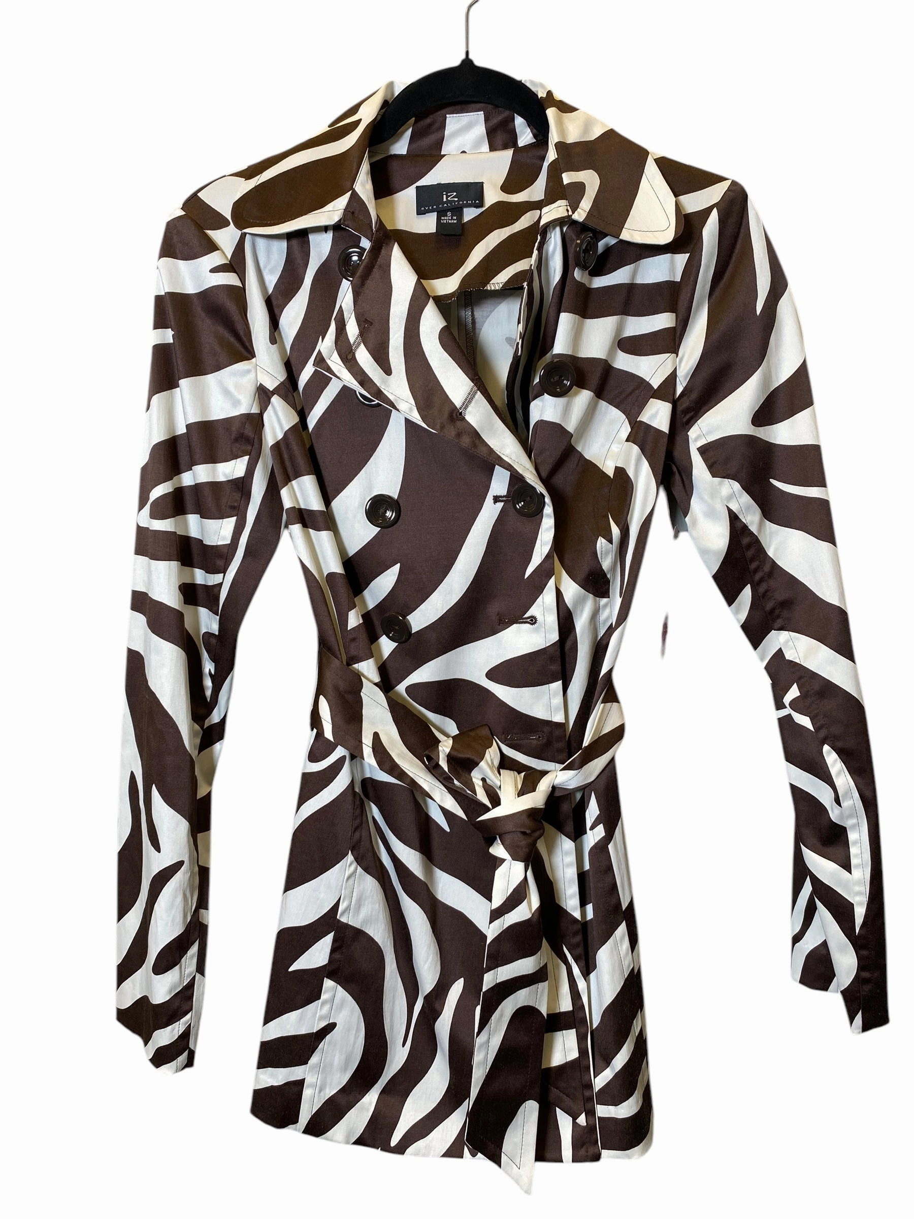 Sun Protection Fabric All weather Coat Other By Iz Byer In Animal Print, Size: S