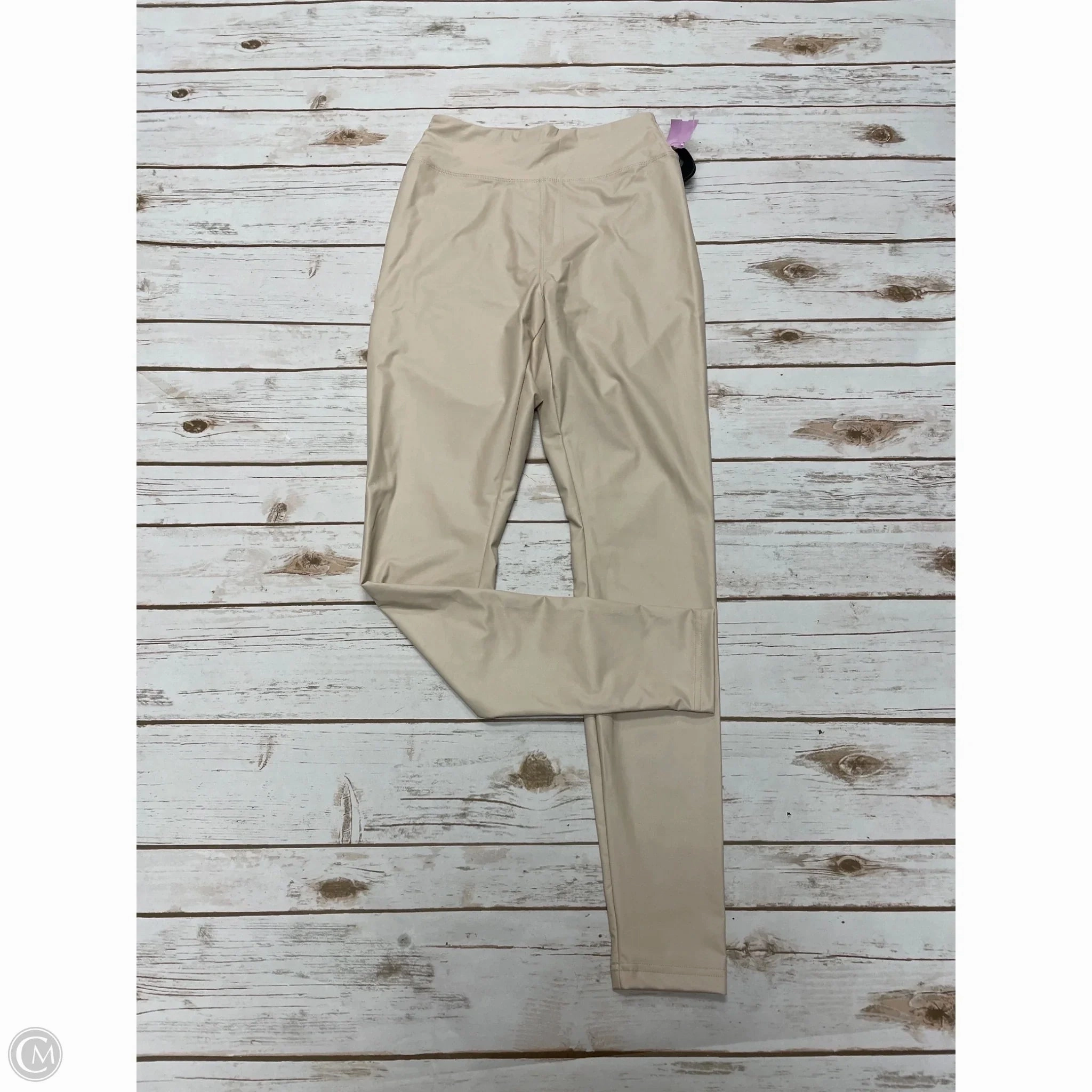 Shape Control Wear Pants Leggings By Aerie In Ivory, Size: M