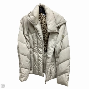 Odor Control Fibers Long Sleeves Coat Puffer & Quilted By Calvin Klein In Beige, Size: M