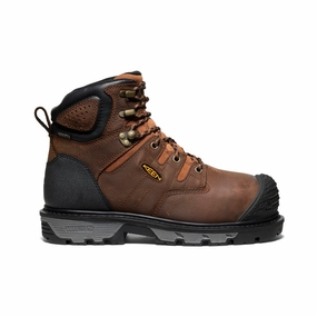 Men's Camden 6" Waterproof Boot INT MET (Carbon Toe)  |  Leather Brown/Black Everyday Pair