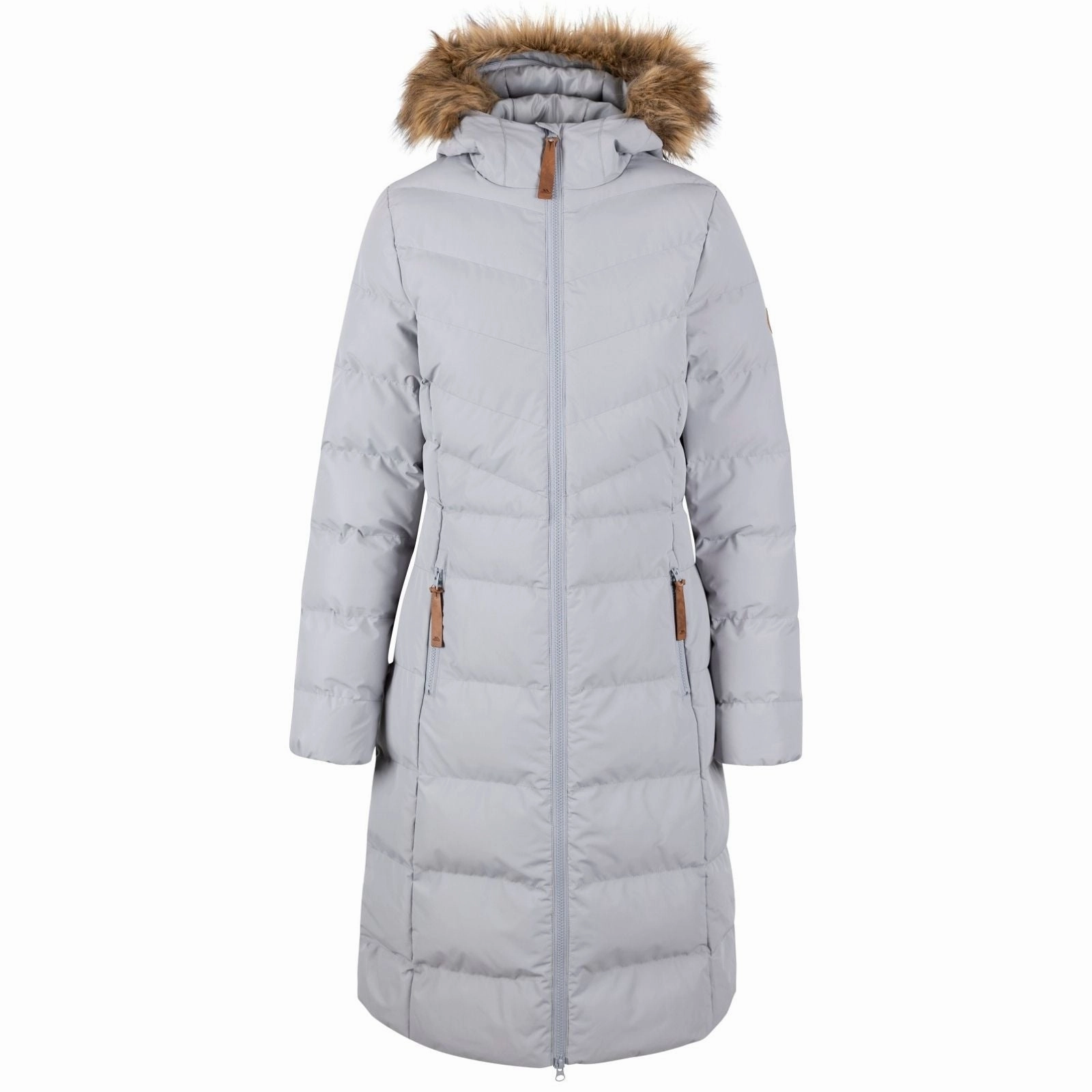 Reinforced Stress Points Modern Day Look Trespass Womens Audrey Padded Waterproof Faux Fur Jacket