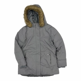 Coat Puffer & Quilted By Time And Tru In Grey, Size:L CompactPacking