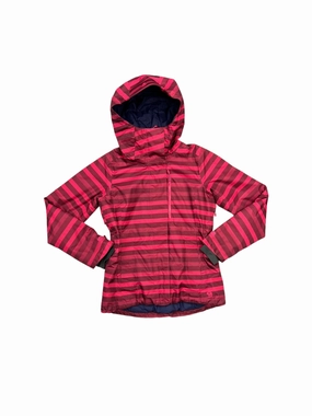 Classic Cut Non Bulky Design Coat Parka By Mountain Hardwear In Pink, Size: M