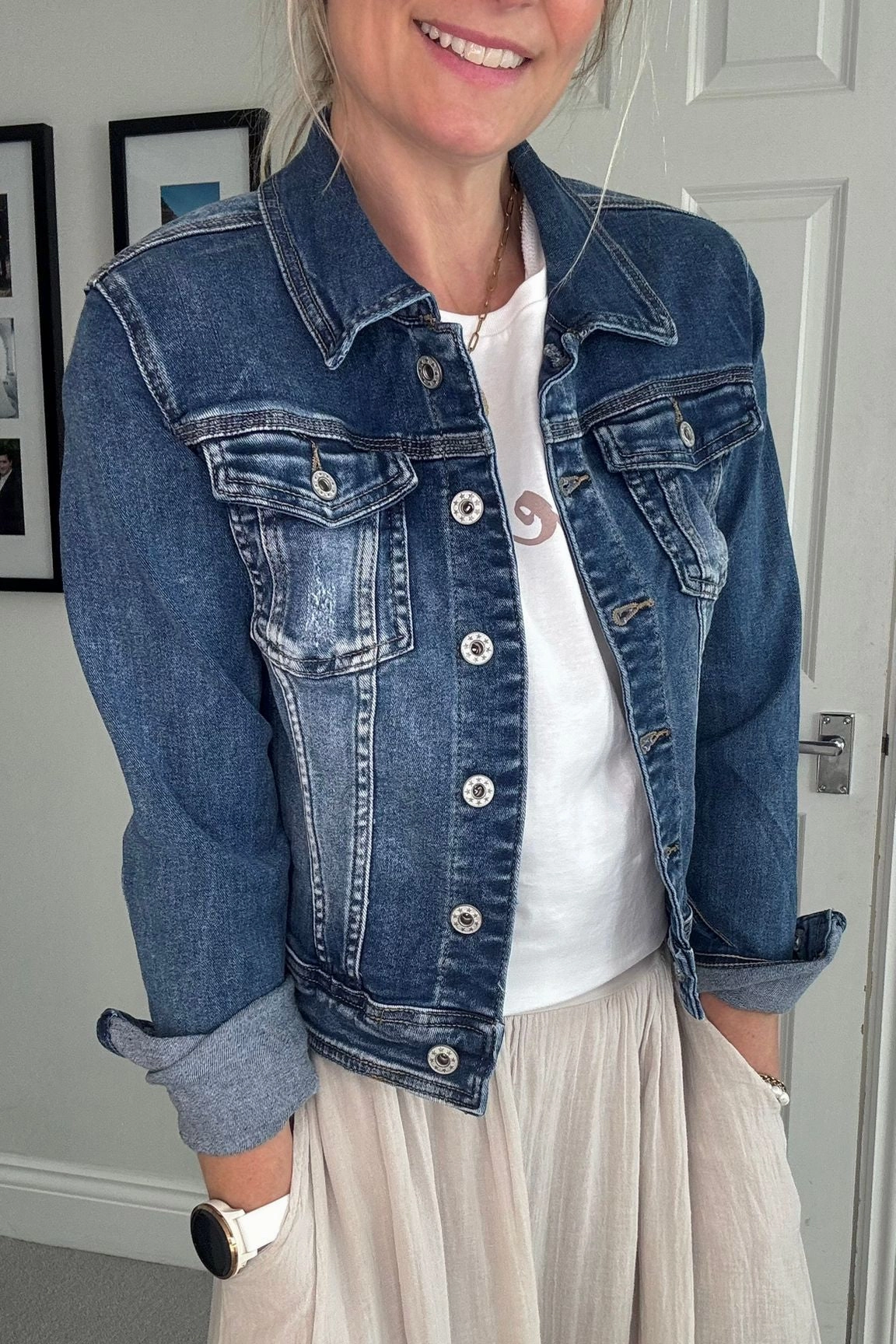 Aria Denim Jacket High Performance Blend
