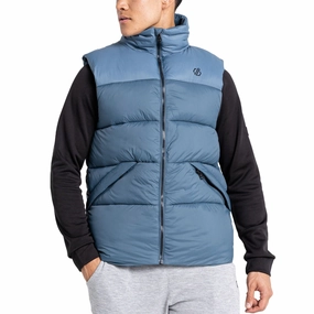 Dare 2b Mens Mentor Padded Gilet - Orion Grey Water Resistant Design
