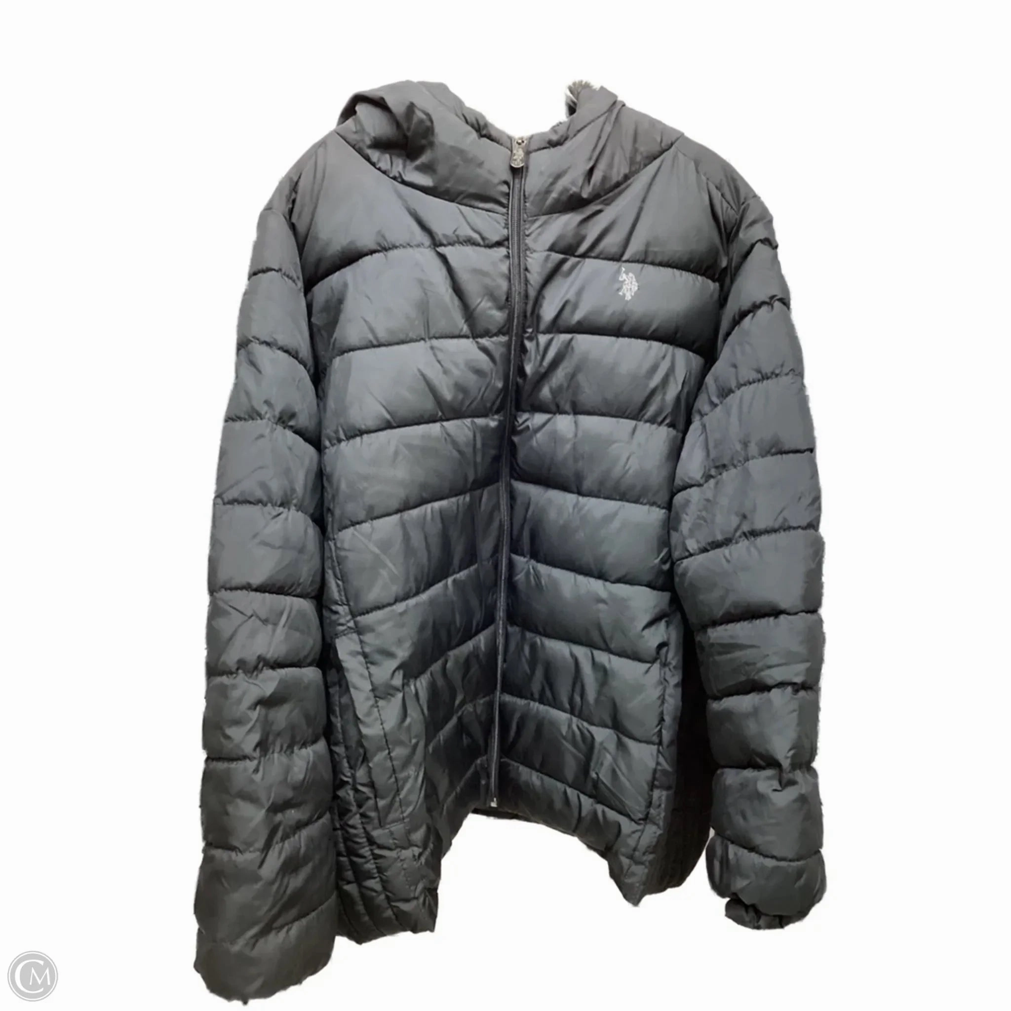 Rugged Comfort Coat Puffer & Quilted By Us Polo Assoc In Black, Size: 2x