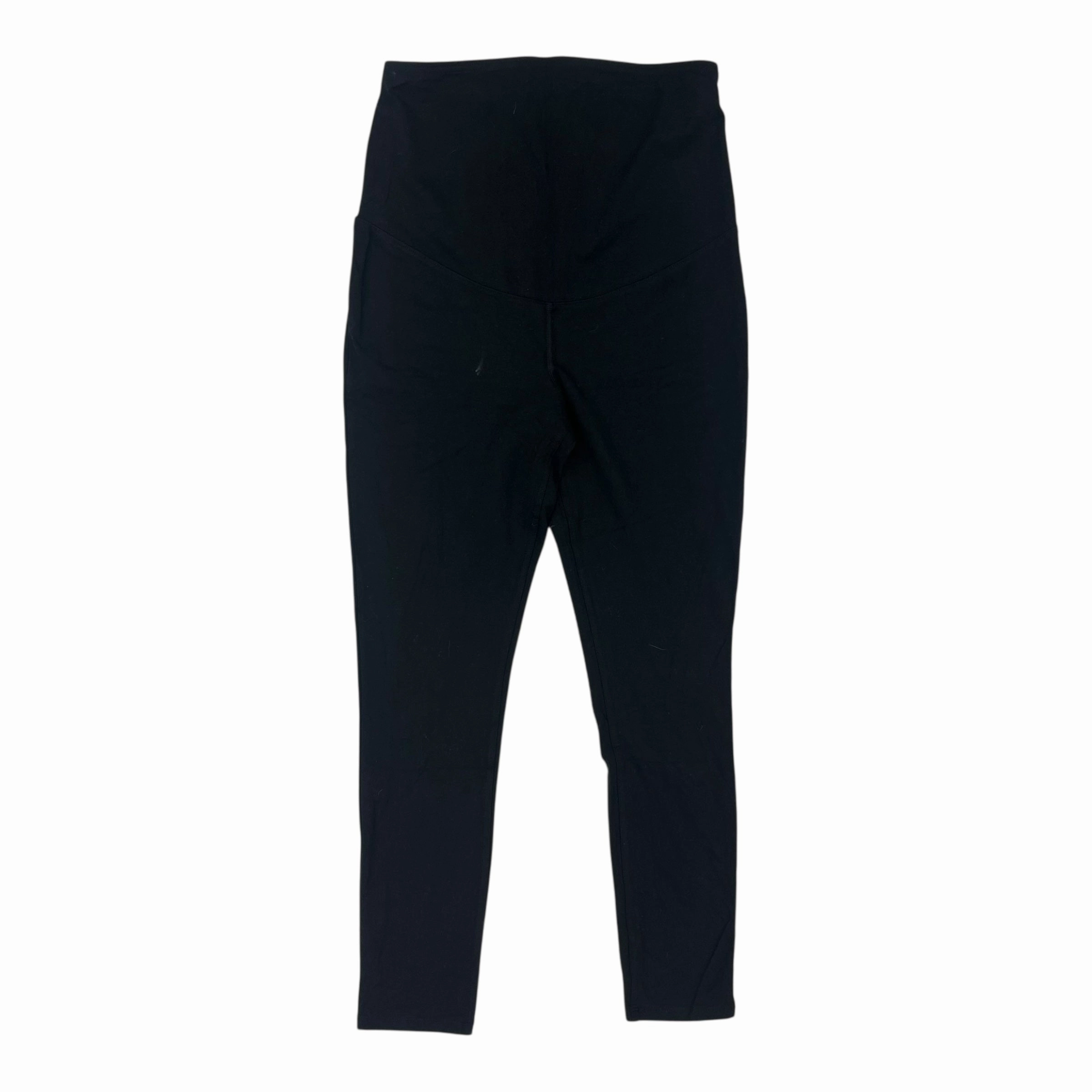 Mat Tights/Leggings By Isabel Maternity In Black, Size:M Relaxed Wear Secure Cuff Design