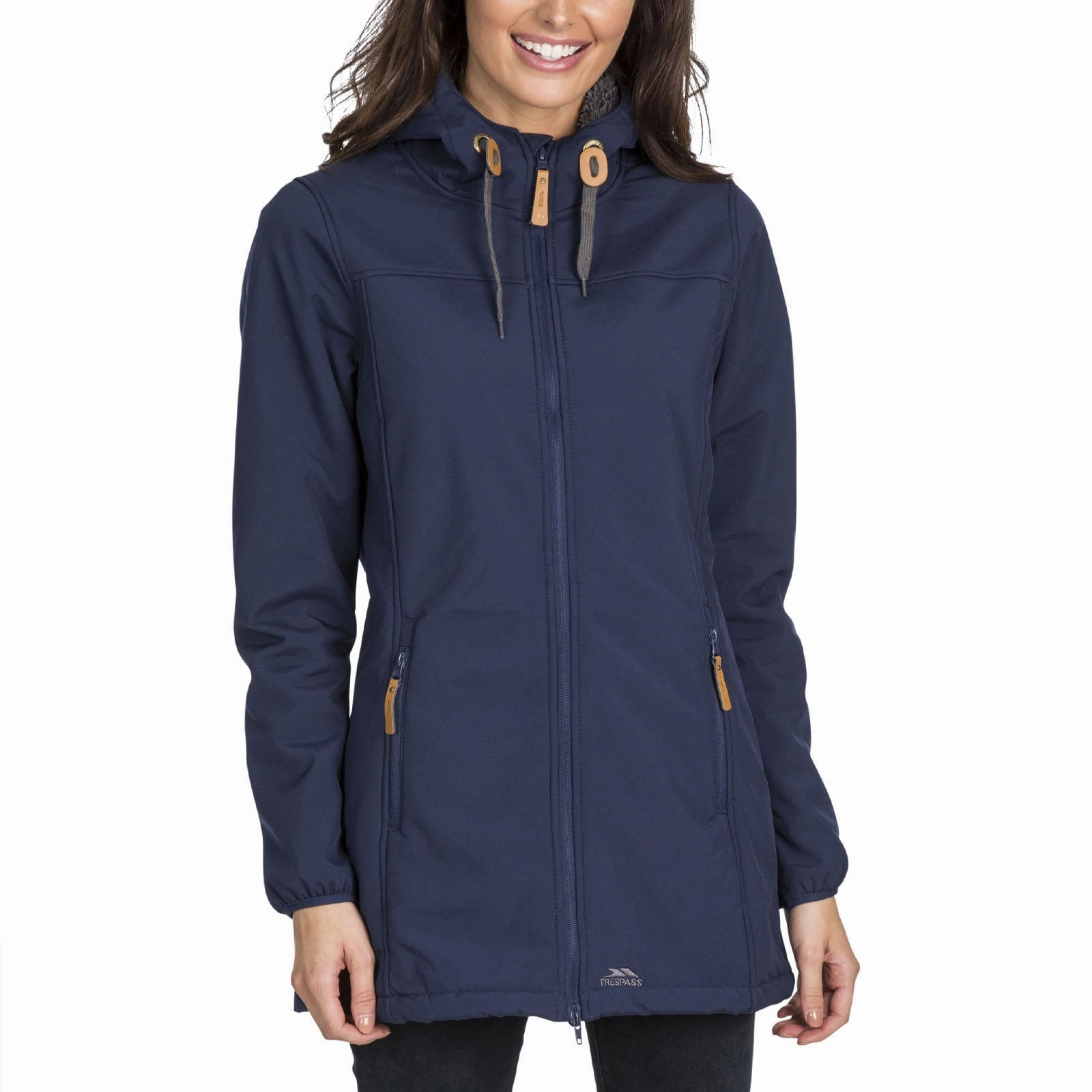 Trespass Womens Kristen Softshell Waterproof  Jacket Slim Fit Design