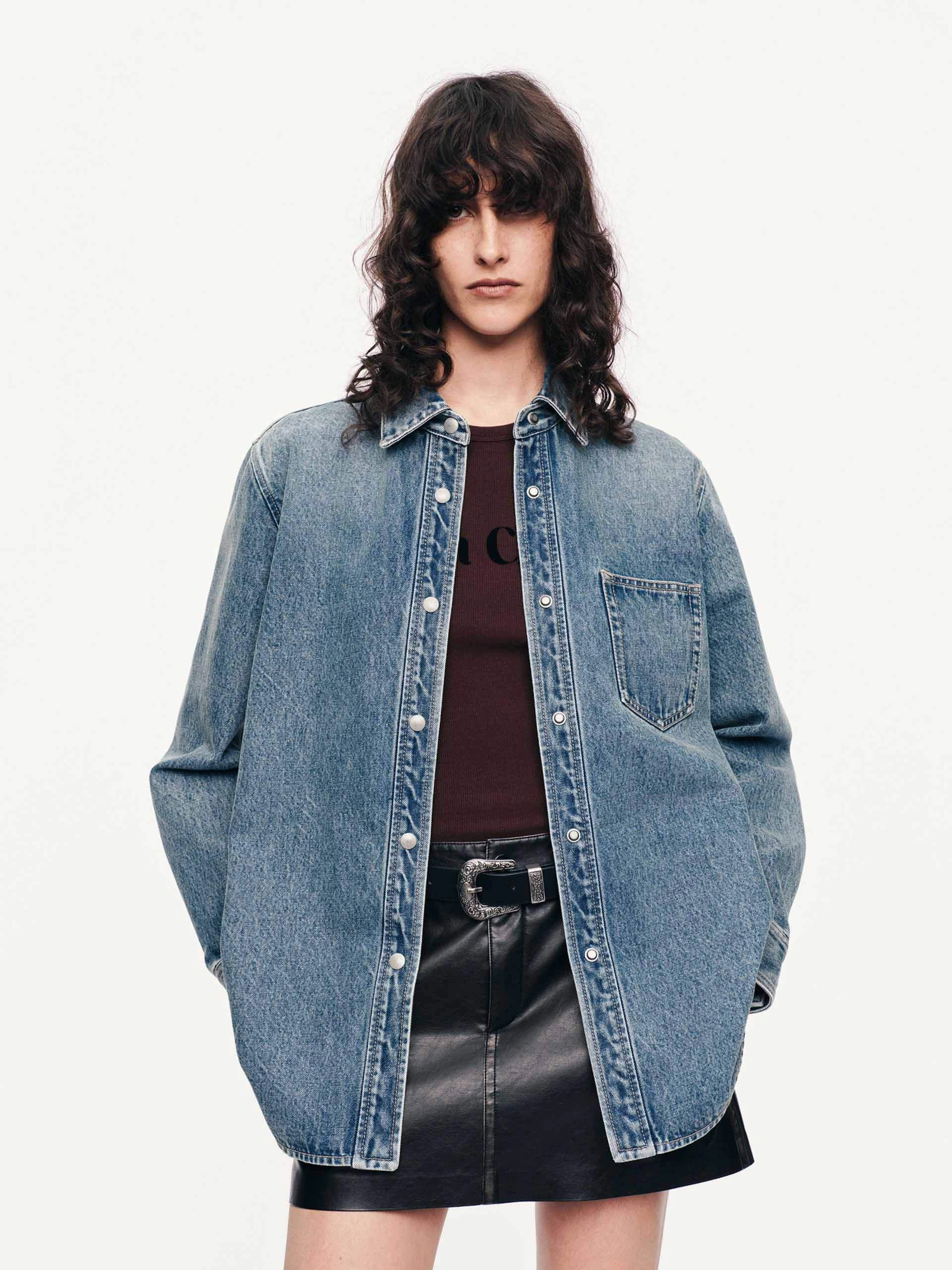 Backpacking Trip Wash Cotton Denim Shirt