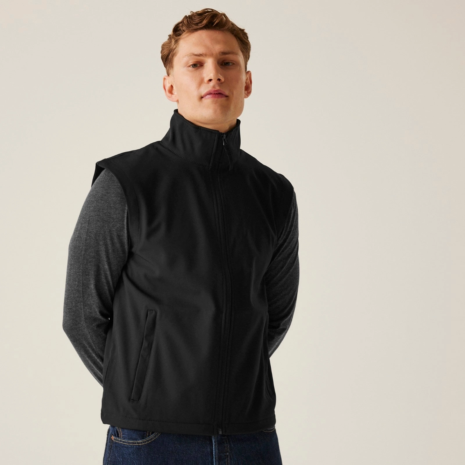 Polished Casual Regatta Professional Mens Classic Printable Softshell Gilet