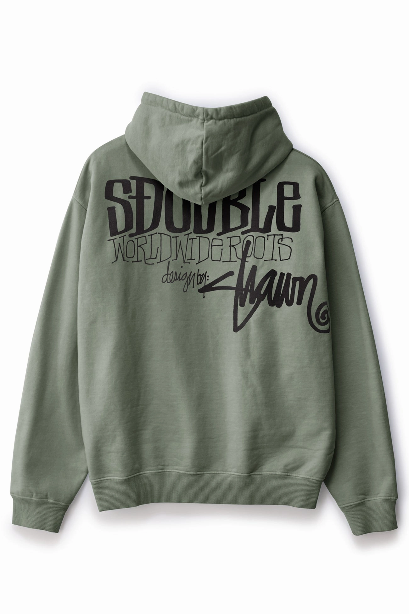 Classic Zip Up Crisp Air Piece World Wide Roots Hood Seagrass