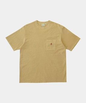 One Point Tee Pigment Dyed Heathered Fabric