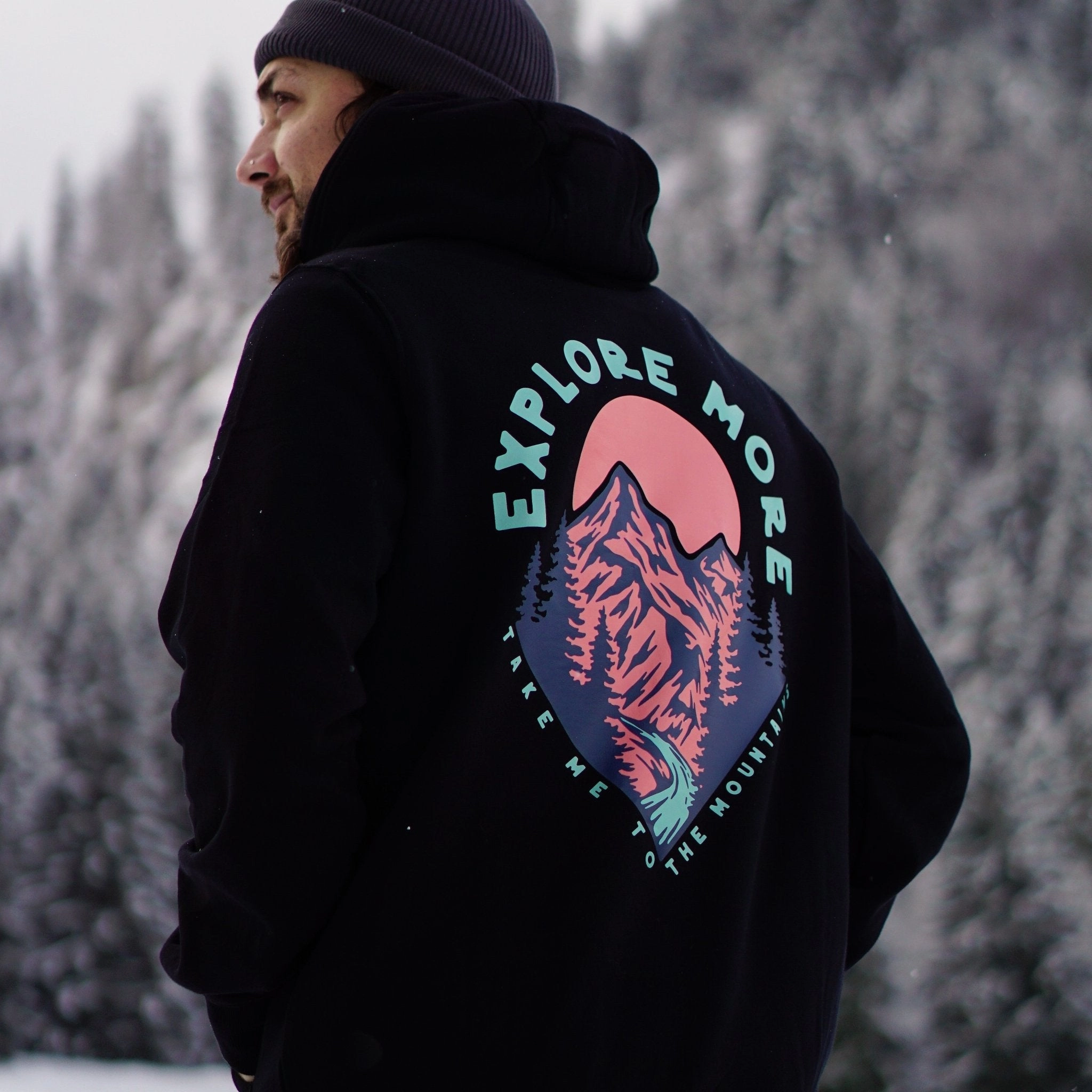 Organic "Explore More" Hoodie individuality