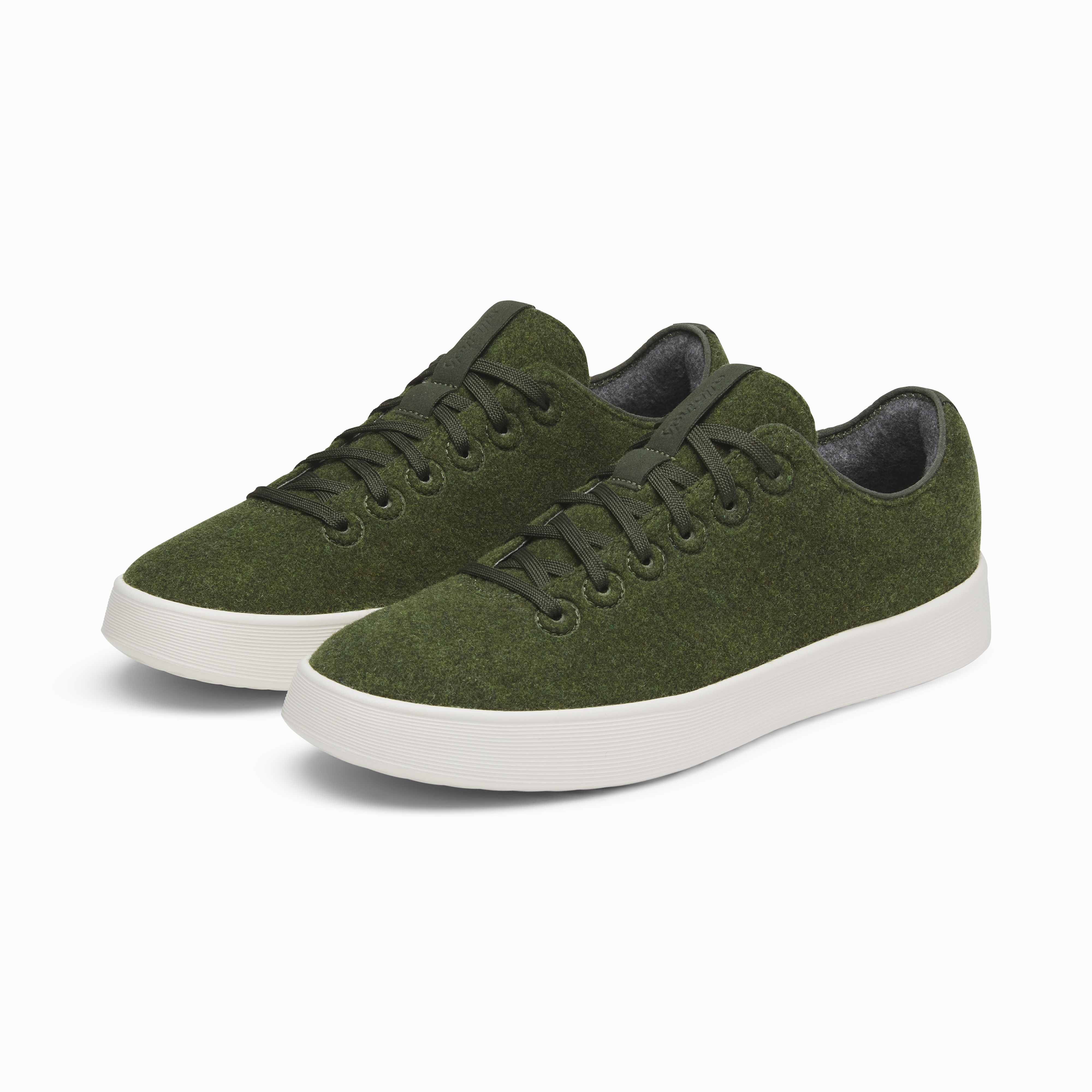 Foot alignment Men's Wool Cruiser - Forest Green (Natural White Sole)