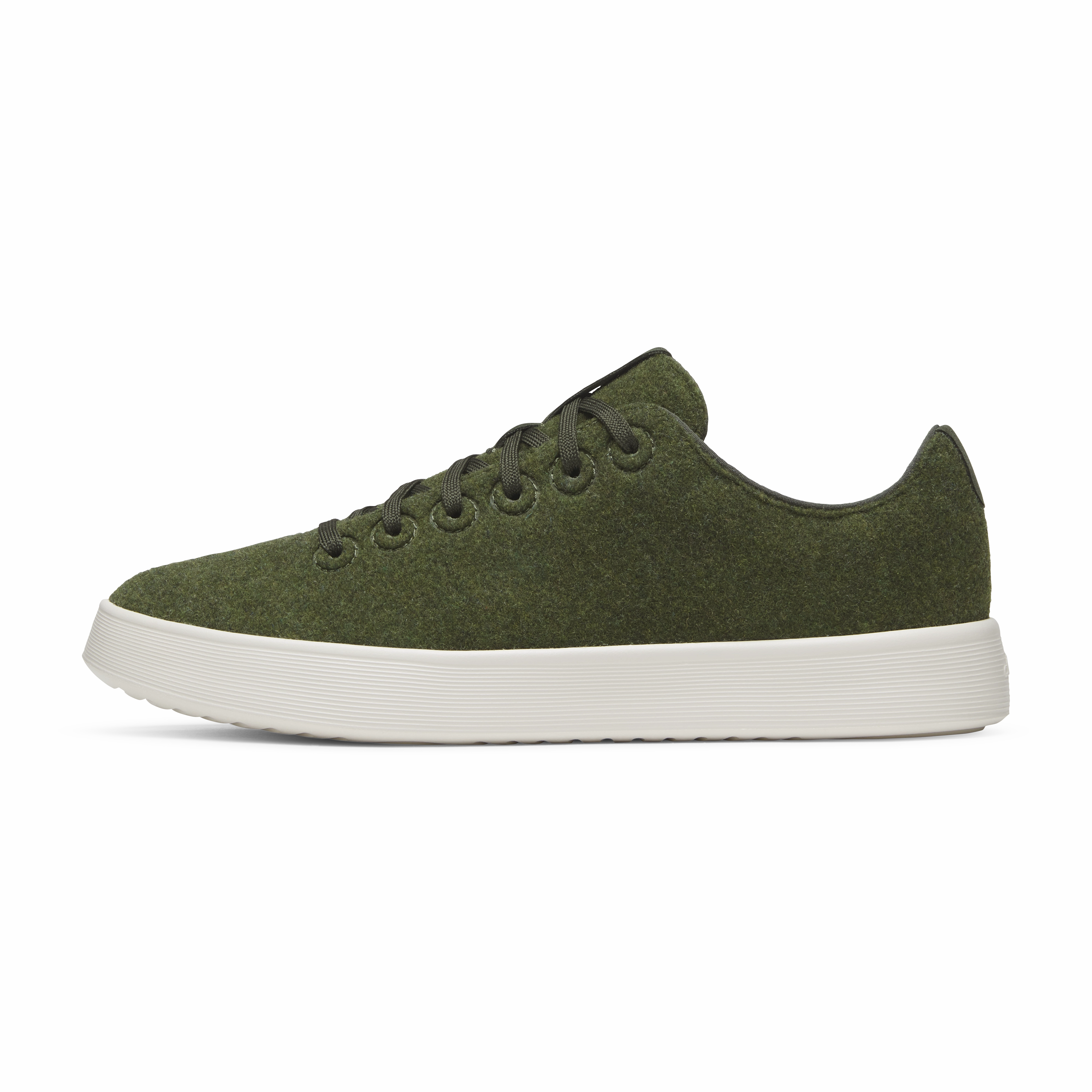 No Odor Men's Wool Cruiser - Forest Green (Natural White Sole)