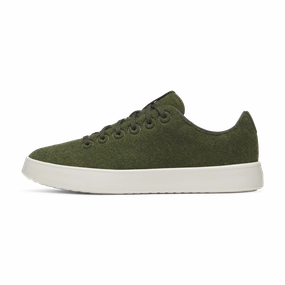 No Odor Men's Wool Cruiser - Forest Green (Natural White Sole)