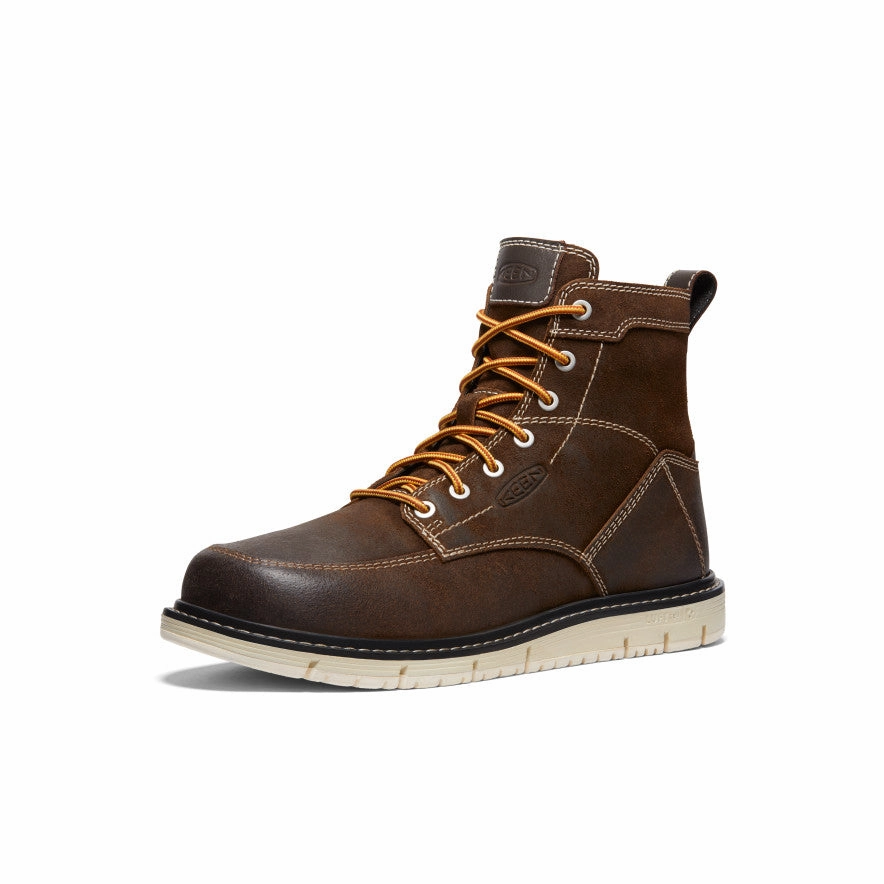 Men's San Jose 6" Boot (Soft Toe)  |  Coffee Bean/Star White Thermal Core Stylish Explorer Comfort Lining Active Nomad
