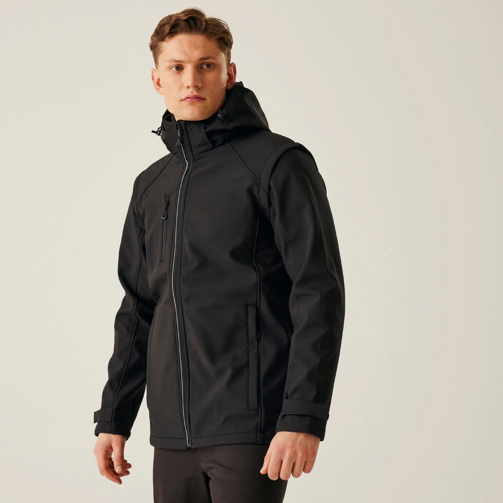 Regatta Professional Mens Erasmus 5 IN 1 Softshell Jacket Low Bulk High Warmth Water Resistant Coat
