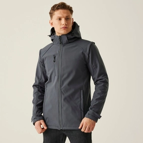 Regatta Professional Mens Erasmus 5 IN 1 Softshell Jacket OdorResistantTreatment Fade Resistant Dye Method