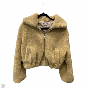 Coat Faux Fur & Sherpa By Free People In Tan, Size: Xs Flexible Fiber Fill
