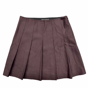 Skirt Designer By Kate Spade In Brown, Size: 4 Sleek Flow Button Fastenings