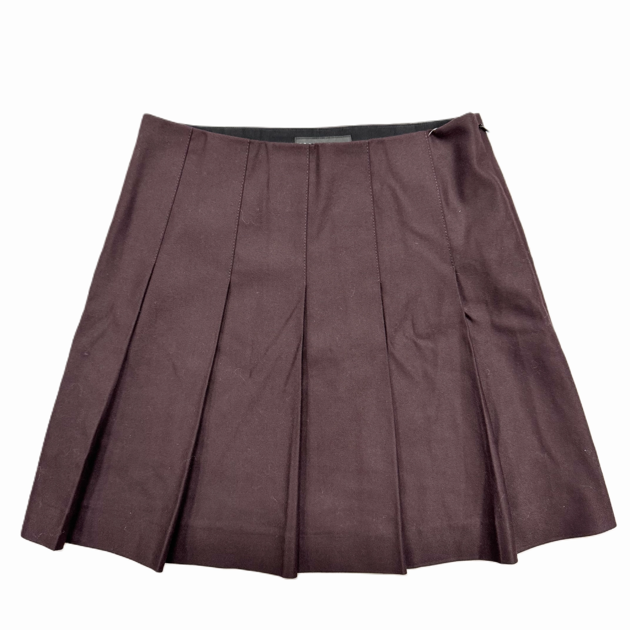Skirt Designer By Kate Spade In Brown, Size: 4 Sleek Flow Button Fastenings