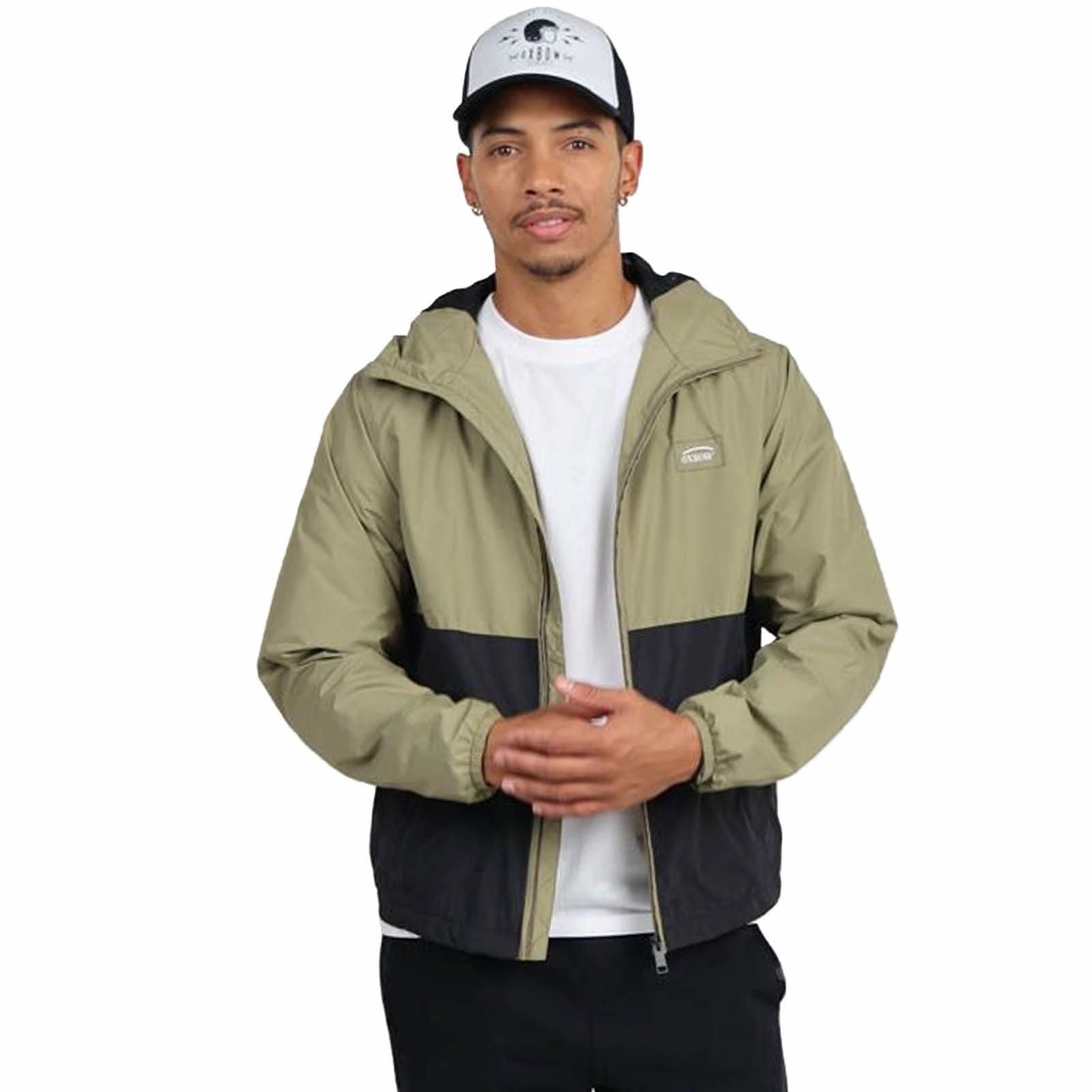 OXBOW Unisex Joaquim Colourblock Windbreaker Jacket WindproofTechnology Reversible Dual Layer