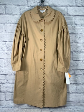 Odor Resistant Coating Coat Peacoat By Target-designer In Tan, Size: M