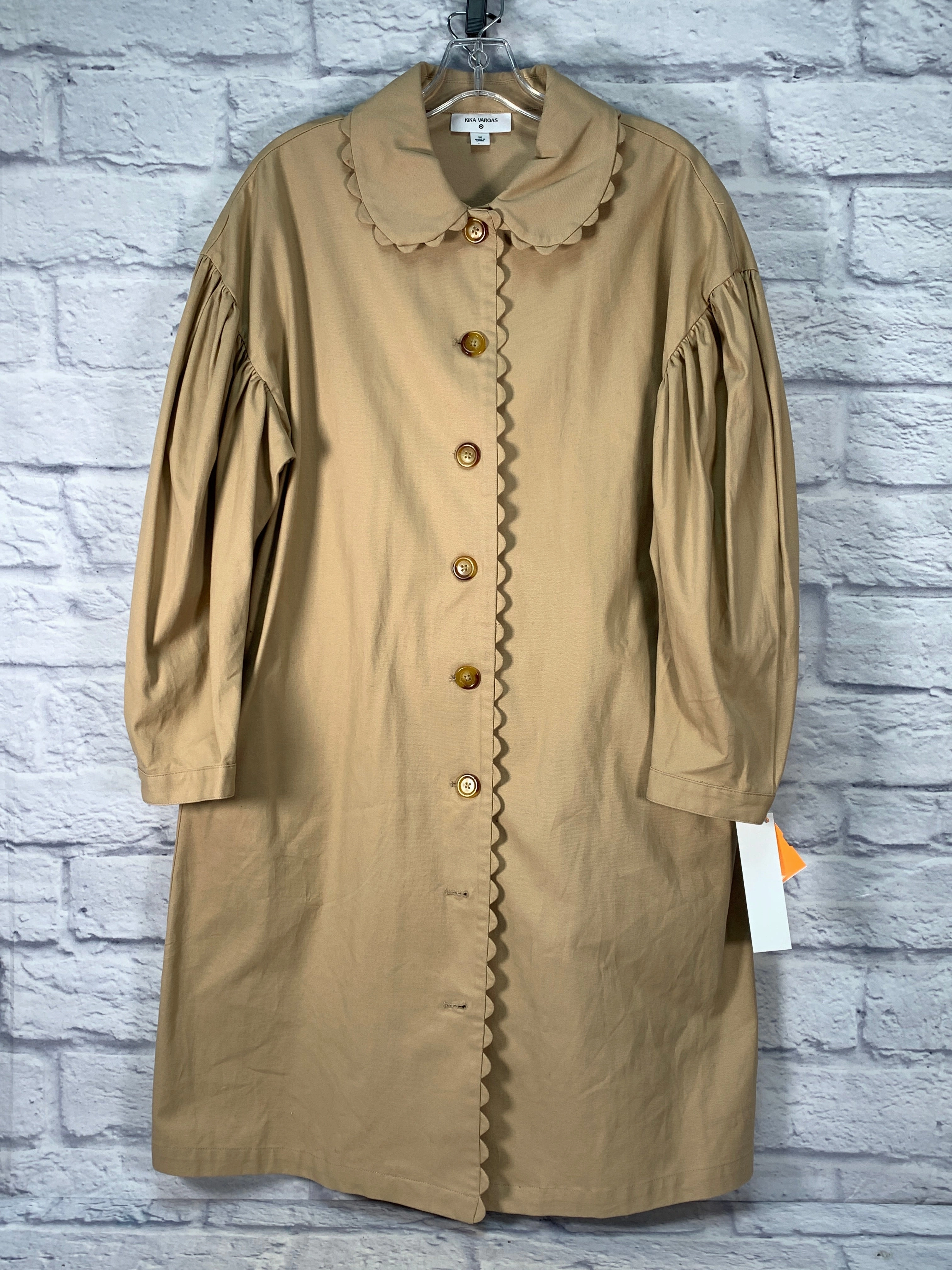 Odor Resistant Coating Coat Peacoat By Target-designer In Tan, Size: M
