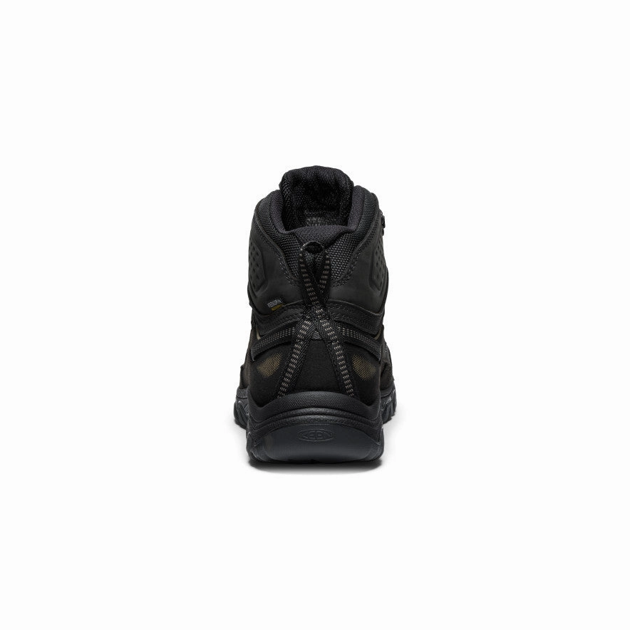 Fast Step Impact Resistant Heel Men's Targhee IV Waterproof Hiking Boot  |  Triple Black