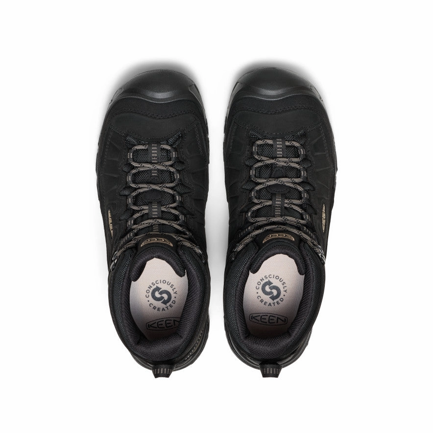Men's Targhee IV Waterproof Hiking Boot  |  Triple Black Trail grip Ergonomic Toe Box