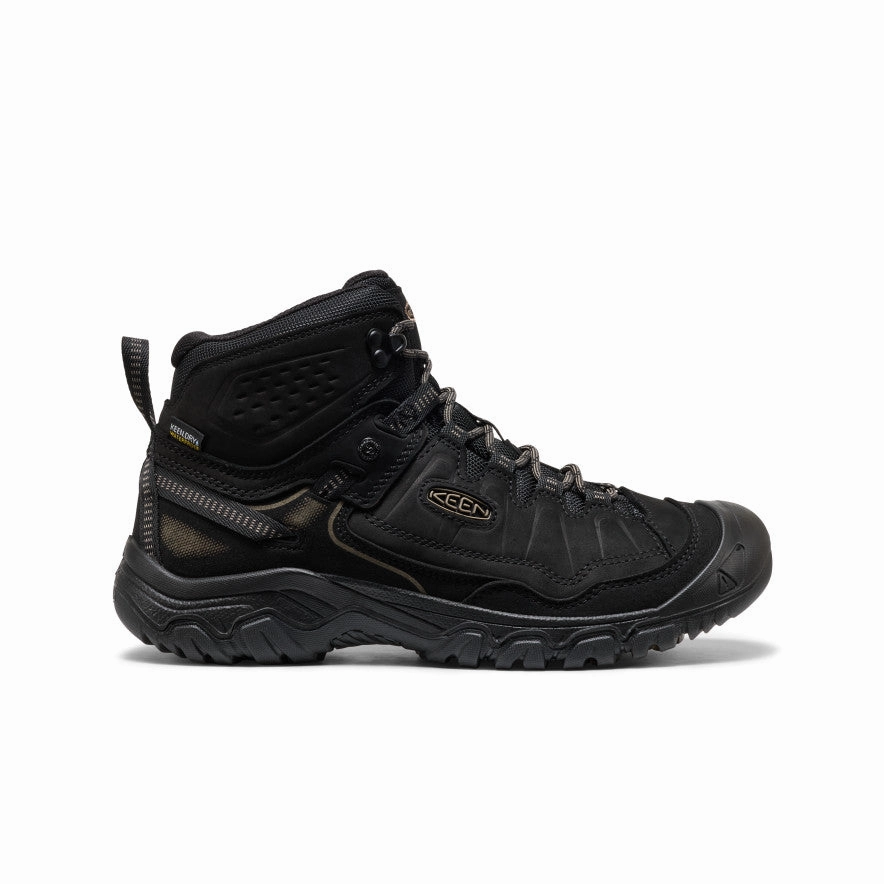 Men's Targhee IV Waterproof Hiking Boot  |  Triple Black Durable Shell Work Commute