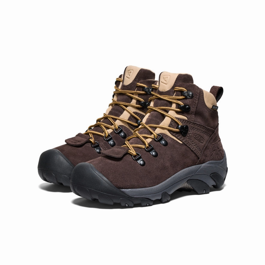 Low Profile Design Women's Pyrenees Waterproof Hiking Boot x Mountain Research  |  Mountain Research Brown