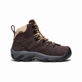 Women's Pyrenees Waterproof Hiking Boot x Mountain Research  |  Mountain Research Brown Anti Skid