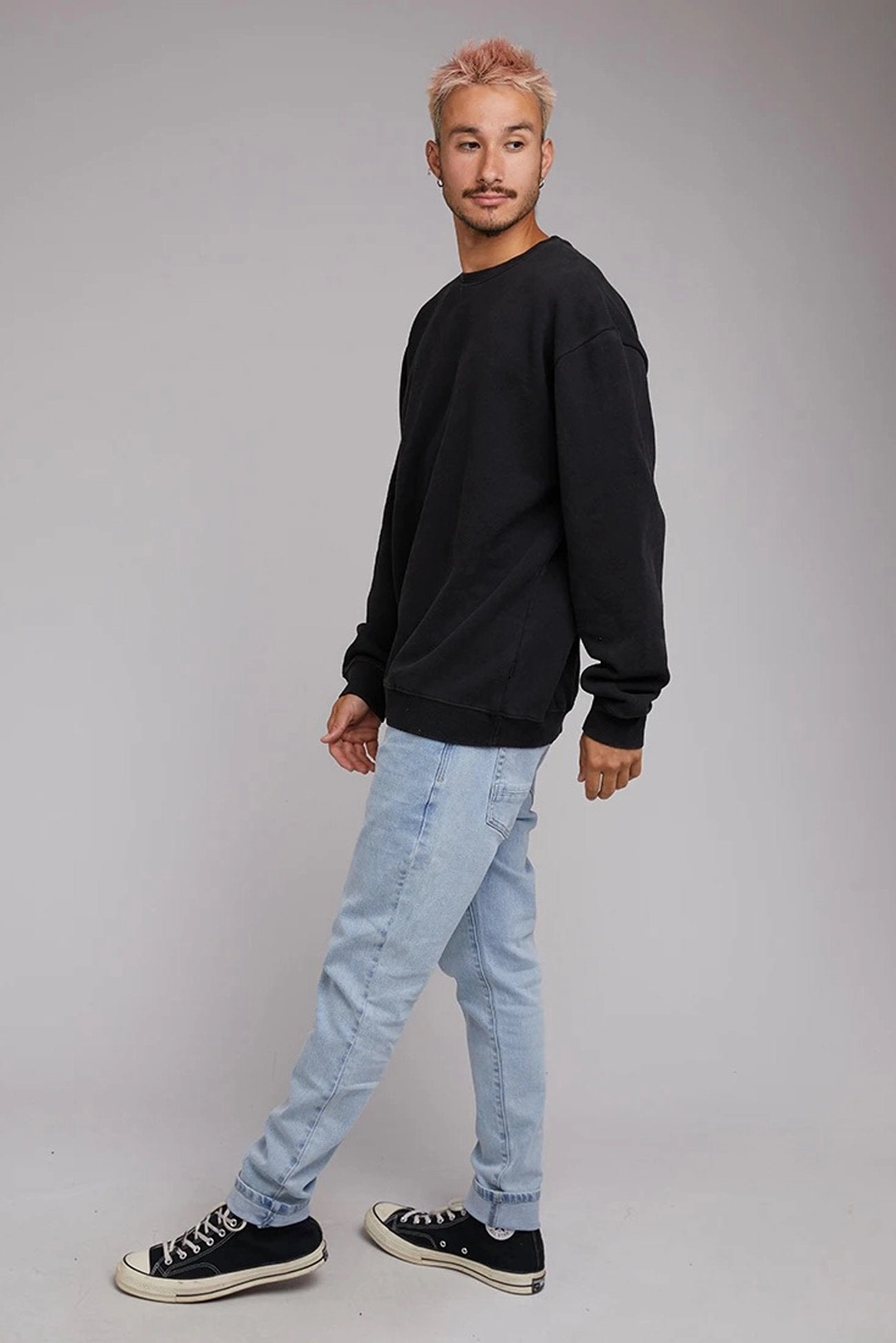 Box Crew Washed Black Lightweight Construction