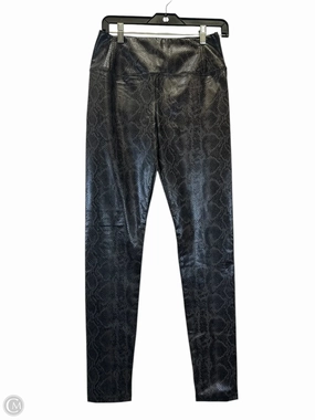 Mesh Panel Pro Athlete Pants Leggings By 7 For All Mankind In Animal Print, Size: S