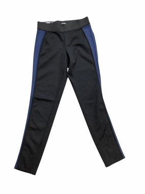 Non Chafing Gym Comfort Pants Leggings By Apt 9 In Black & Blue, Size: S