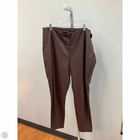 Indoor Exercise Compression Support Non Bunching Pants Leggings By Banana Republic In Brown, Size: Xl