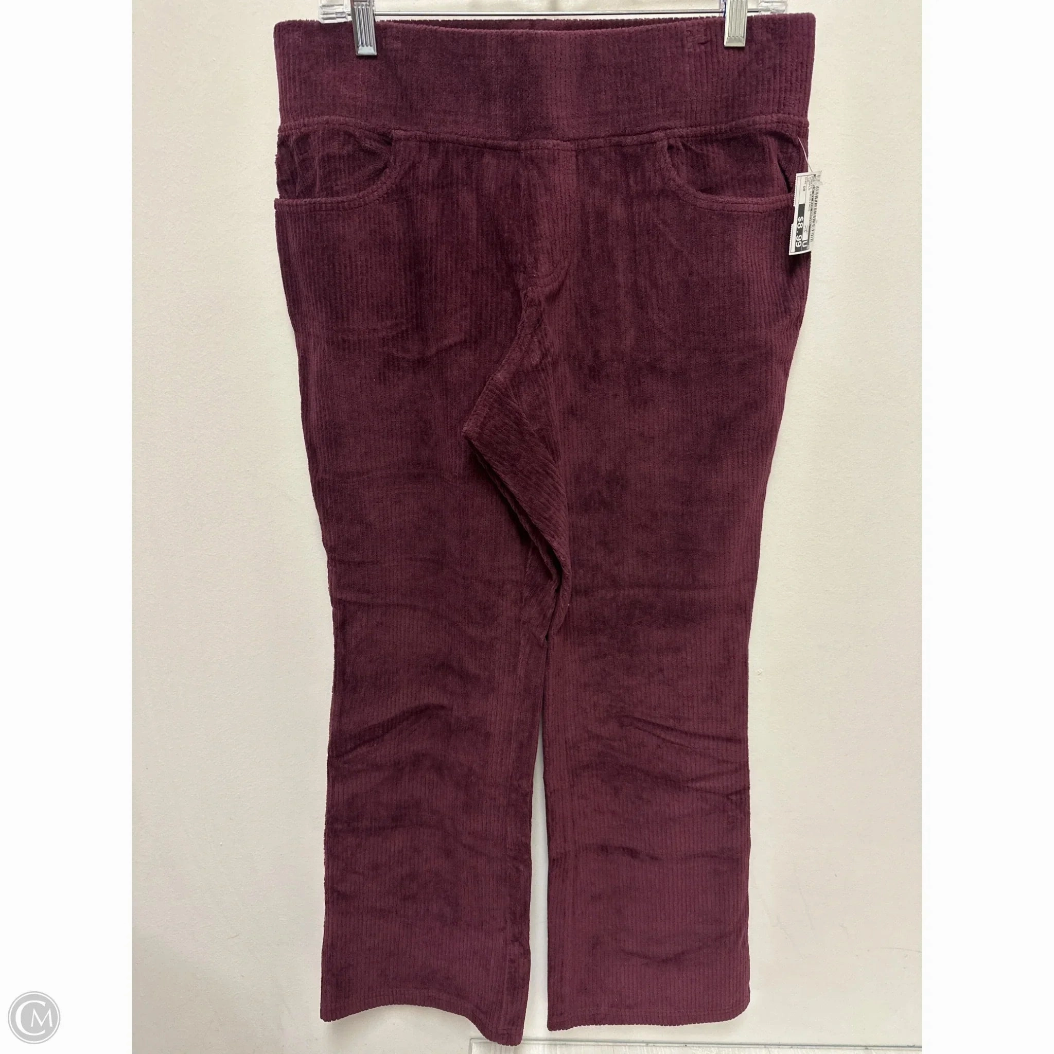 Pants Leggings By Belle By Kim Gravel In Purple, Size: 10 Breathable activewear